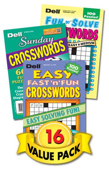 Dell All-Crossword Value Pack-16