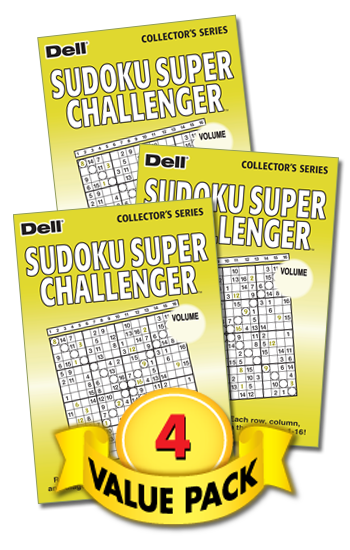 Sudoku Super Challenger Value Pack-4