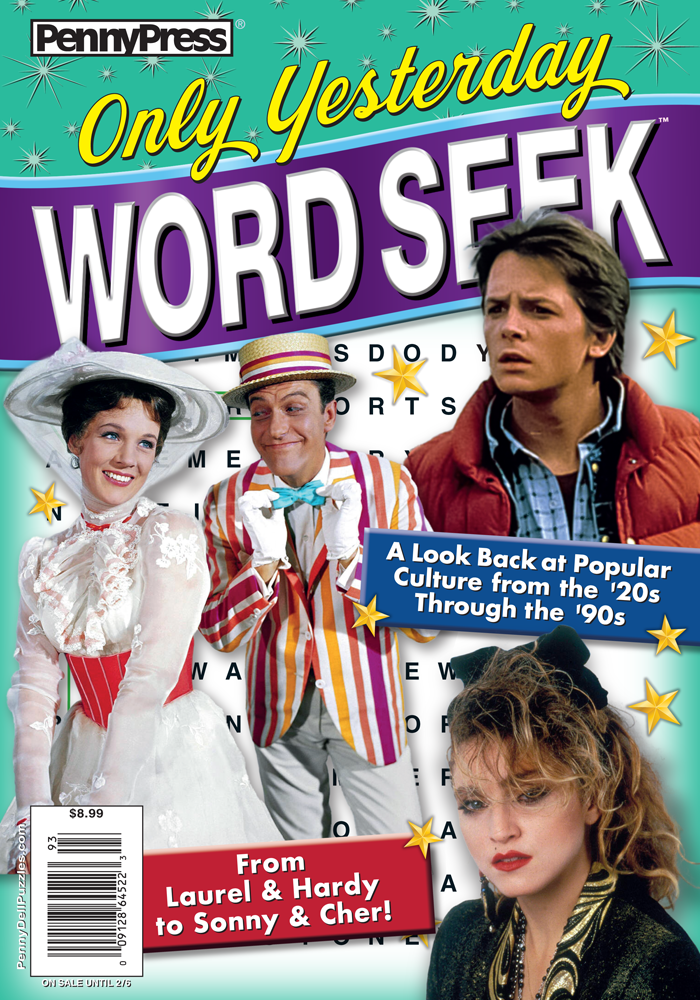 Only Yesterday Word Seek