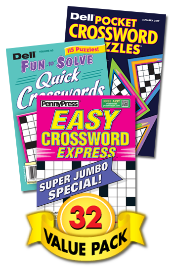Penny & Dell All-Crossword Value Pack-32