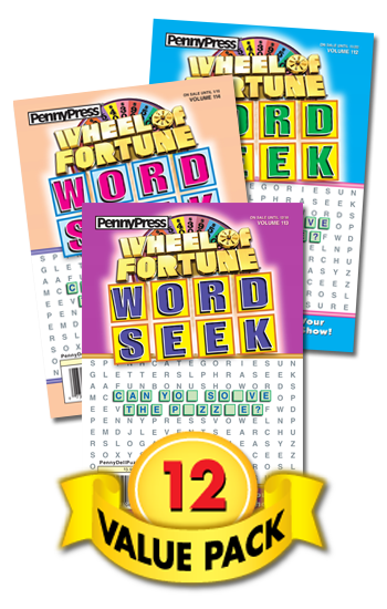 Wheel of Fortune Word Seek Value Pack-12