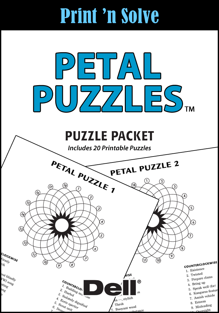 Petal Puzzles Puzzle Packet