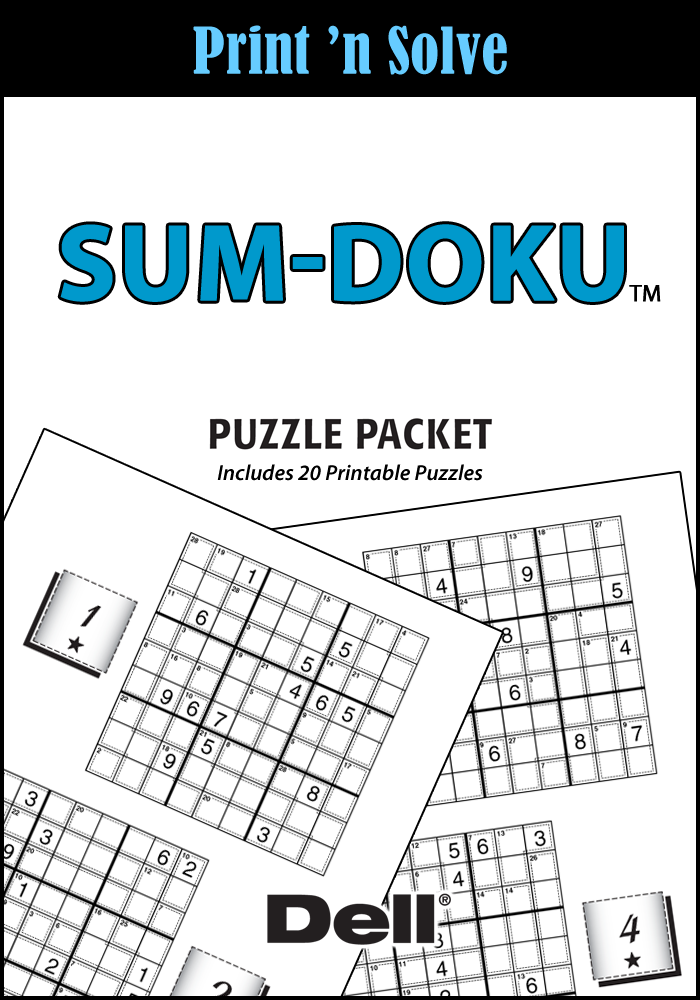 Sum-Doku Puzzle Packet