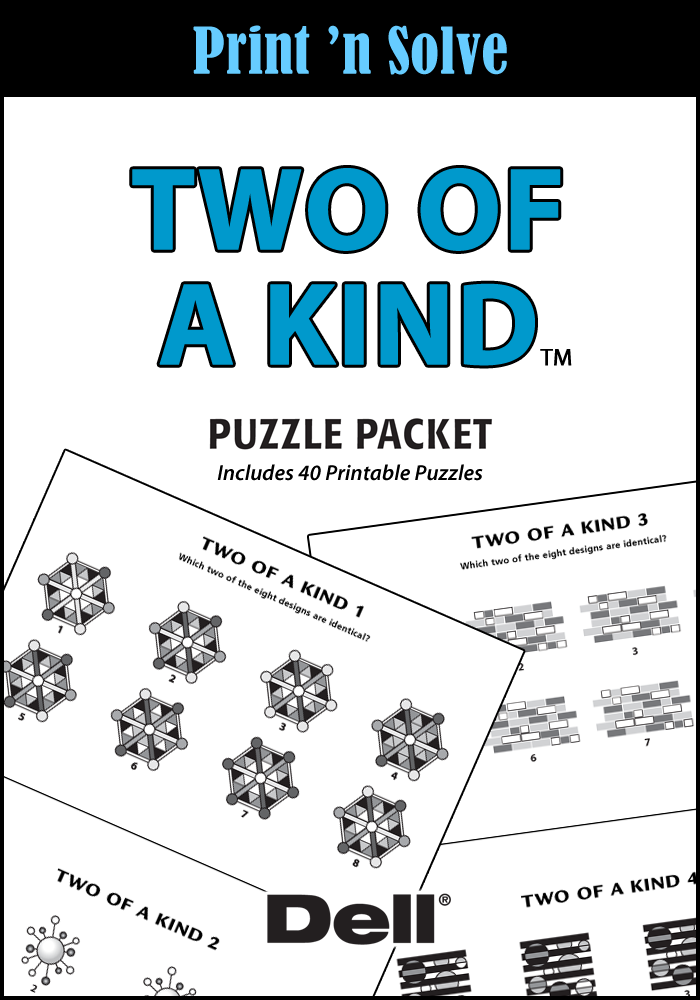 Two of a Kind Puzzle Packet