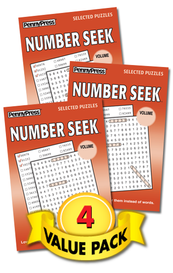 Number Seek Value Pack-4