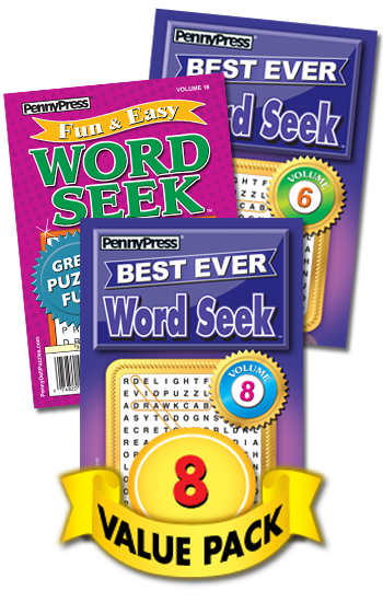 Best Ever and Fun & Easy Word Seek Value Pack-8