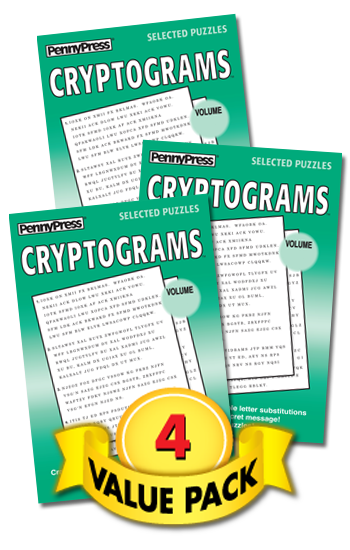 Cryptograms Value Pack-4
