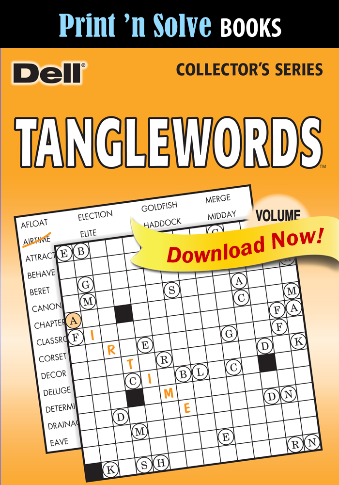 Print ‘n Solve Books: Tanglewords