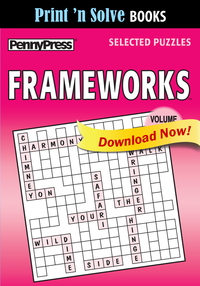 Print ‘n Solve Books: Frameworks