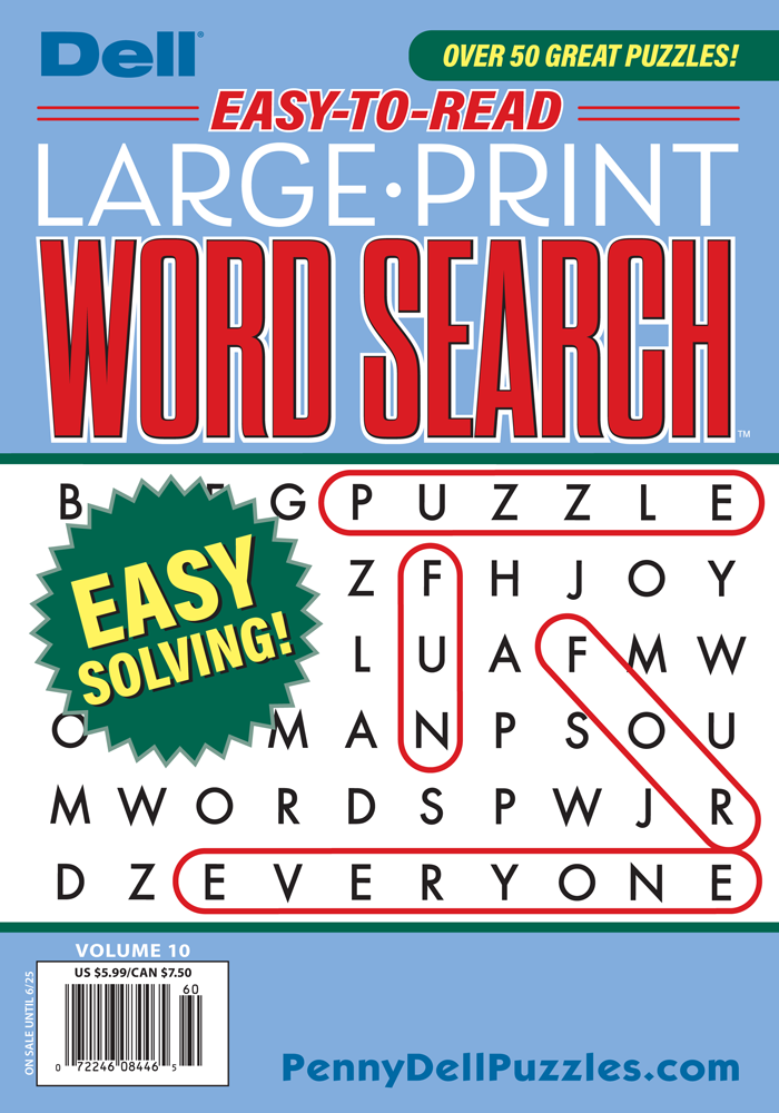 Dell Easy-to-Read Large-Print Word Search